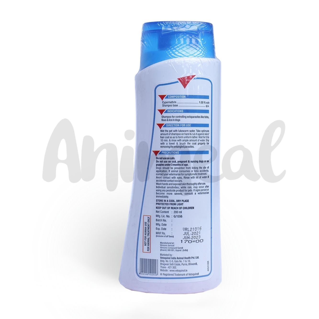 Reltix Shampoo, 200ml - Flat 12% OFF - Free Shipping - Animeal